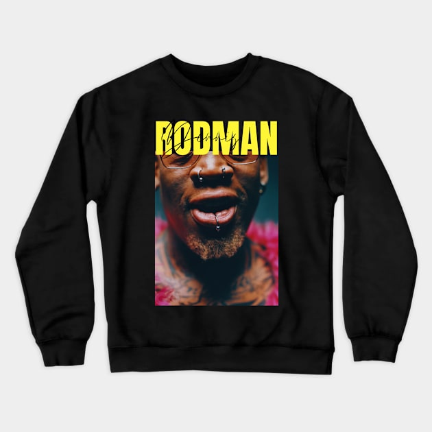 Rodman, Dennis Crewneck Sweatshirt by MadebyAkilah